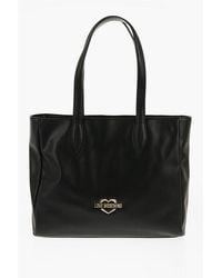 Moschino - Black Polyethylene Tote Bag - Lyst