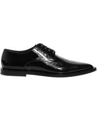 Dolce & Gabbana - Leather Derby Dress Formal Shoes Calf - Lyst