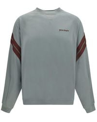 Palm Angels - Bicolor Polyester Sweatshirt - Lyst