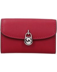 Michael Kors - Lyra Wallet/Dark Raspberry Leather - Lyst