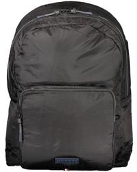 Tommy Hilfiger - Black Polyurethane Men Backpack - Lyst