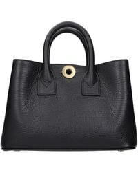 Burberry - Black Leather Handbag - Lyst