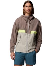 Columbia - Gray Nylon Shell Jacket - Lyst
