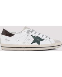 Golden Goose - White Superstar Cow Leather Sneakers - Lyst