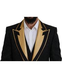 Dolce & Gabbana - Elegant Silk Blend 3-Piece Suit - Lyst