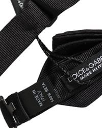 Dolce & Gabbana - Silk Adjustable Neck Papillon Bow Tie - Lyst