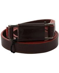 CoSTUME NATIONAL - Elegant Leather Fashion Belt - Lyst