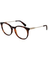 Longchamp - Brown Metal Glasses (frames) - Lyst