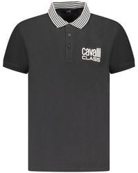 Roberto Cavalli - Cotton Polo Shirt - Lyst