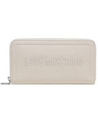 Love Moschino - Beige Polyethylene Wallet - Lyst
