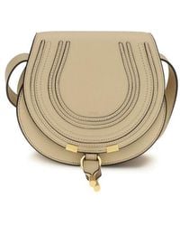 Chloé - Chloé Small Marcie Leather Shoulder Bag - Lyst