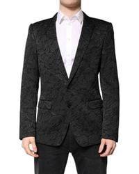 Dolce & Gabbana - Martini Brocade Single Breasted Blazer - Lyst