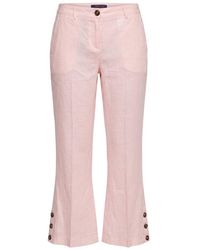 Trussardi - Pink Flax Pants - Lyst
