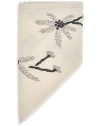 P.A.R.O.S.H. - Beige Wool Oves Aries Scarf - Lyst