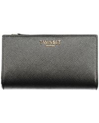 Twinset - Black Polyurethane 's Wallet - Lyst