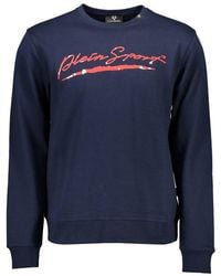 Philipp Plein - Blue Cotton Men Sweater - Lyst