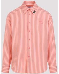 Martine Rose - Pink Stripe Cotton Classic Shirt - Lyst