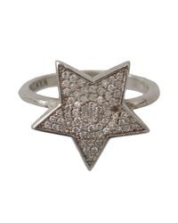 Nialaya - Clear Cz Star 925 Ring Silver Ny102 - Lyst