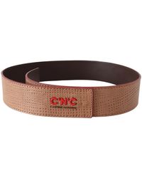 CoSTUME NATIONAL - Elegant Leather Fashion Belt - Lyst