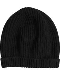Dolce & Gabbana - Men Black Wool Knitted Winter Beanie Capello One Hat - Lyst