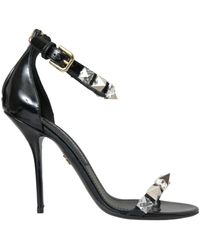 Dolce & Gabbana - Crystals Sandals Ankle Strap Shoes - Lyst