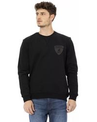 Automobili Lamborghini - Elegant Shield Logo Crewneck Sweatshirt - Lyst