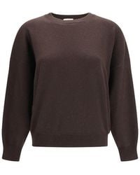 Brunello Cucinelli - Brown Cashmere Sweater - Lyst