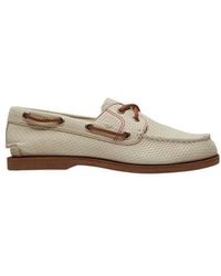 Timberland - Beige Leather Platform Pumps - Lyst