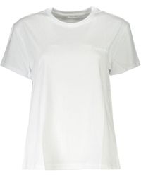 Patrizia Pepe - Short Sleeve Cotton Tshirt - Lyst