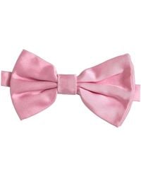 Dolce & Gabbana - Men Pink 100% Silk Adjustable Neck Papillon Bow Tie - Lyst
