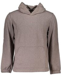 Calvin Klein - Sleek Long Sleeved Hooded Sweatshirt - Lyst