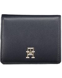Tommy Hilfiger - Blue Polyurethane Wallet - Lyst