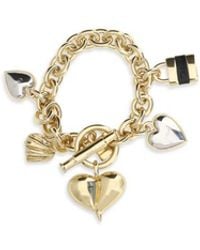 Chloé - Gold Brass Bracelet - Lyst