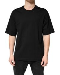 Dolce & Gabbana - Cotton Crewneck Short Sleeve T-Shirt - Lyst