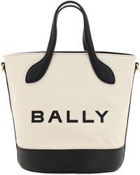 Bally - Elegant Monogram Bucket Bag - Lyst