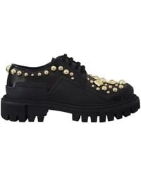 Dolce & Gabbana - Studded Oxfords - Lyst