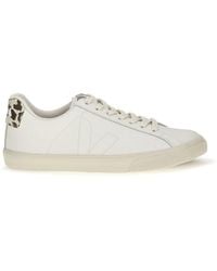 Veja - White Calf Leather Bos Taurus Low Top Sneakers - Lyst