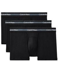 Calvin Klein - Black Recycled Polyester Boxers - Lyst