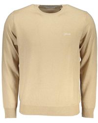 Guess - Chic Crew Neck Embroidered Sweater - Lyst