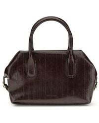 THEMOIRÈ - Brown Polyethylene Shoulder Bag - Lyst