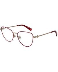 Longchamp - Pink Metal Glasses (frames) - Lyst