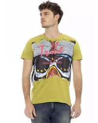 TRUSSARDI ACTION - Green Cotton Men T - Lyst