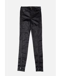 Gas - Black Cotton Skinny Jeans - Lyst