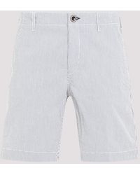 Vilebrequin - Blue Cotton Chino Stripe Shorts - Lyst