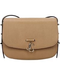 Jimmy Choo - Crossbody Bags Leather/Biscuit - Lyst