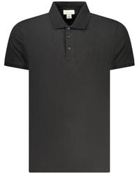 Calvin Klein - Black Cotton Men Polo Shirt - Lyst