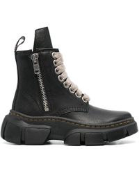 Rick Owens - X Dr. Martens 1460 Leather Boots - Lyst