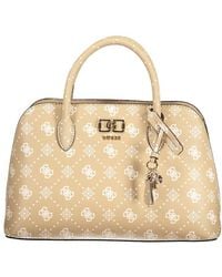 Guess - Black Polyurethane Shoulder Bag - Lyst