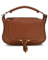 Chloé - Brown Calf Leather Bos Taurus Shoulder Bag - Lyst