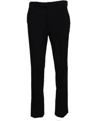 Bencivenga - Black Straight Fitformal Trousers Pants - Lyst